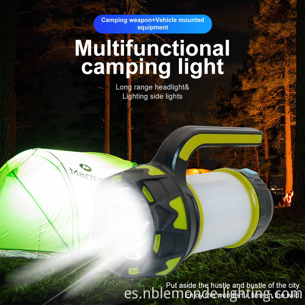 Battery-powered camping light